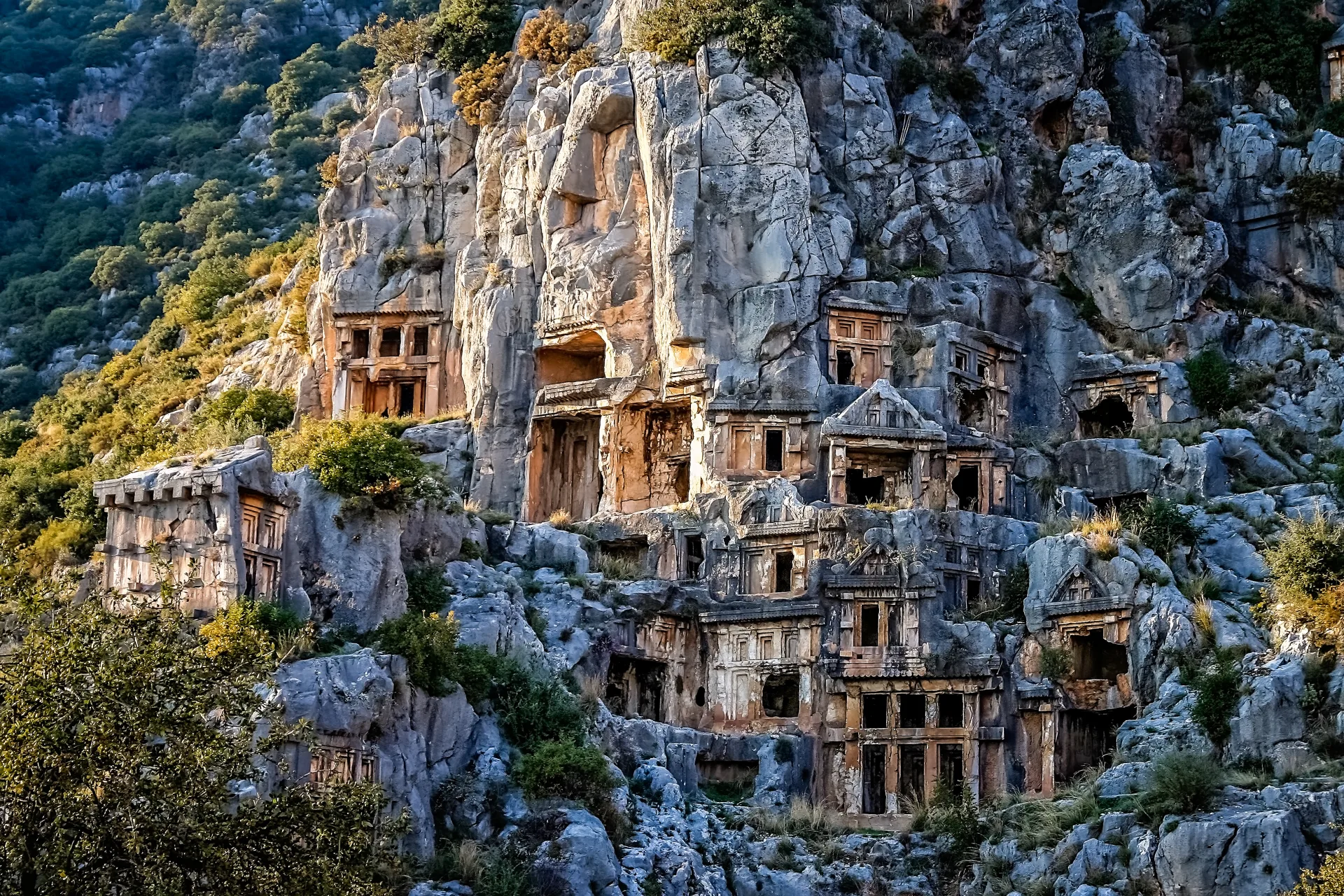 lycian rock tombs